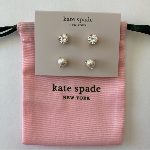 Kate Spade New York “Rise and Shine” 2-Pair Earring set - Picture 2 of 3